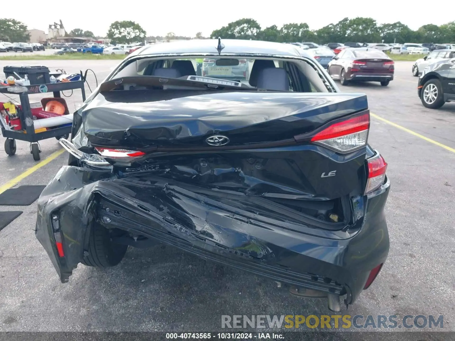 16 Photograph of a damaged car JTDEPMAE7MJ145426 TOYOTA COROLLA 2021