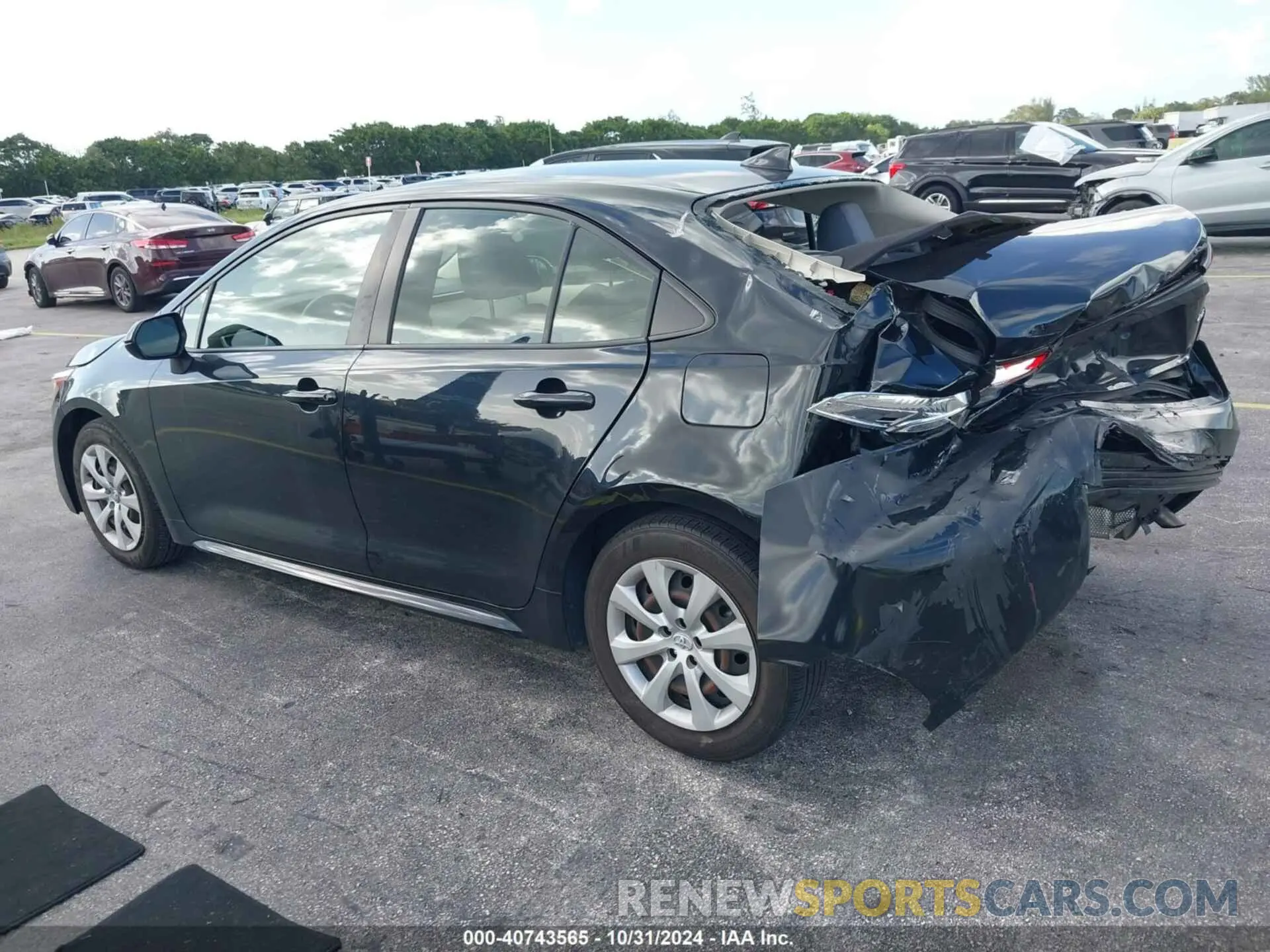 3 Photograph of a damaged car JTDEPMAE7MJ145426 TOYOTA COROLLA 2021