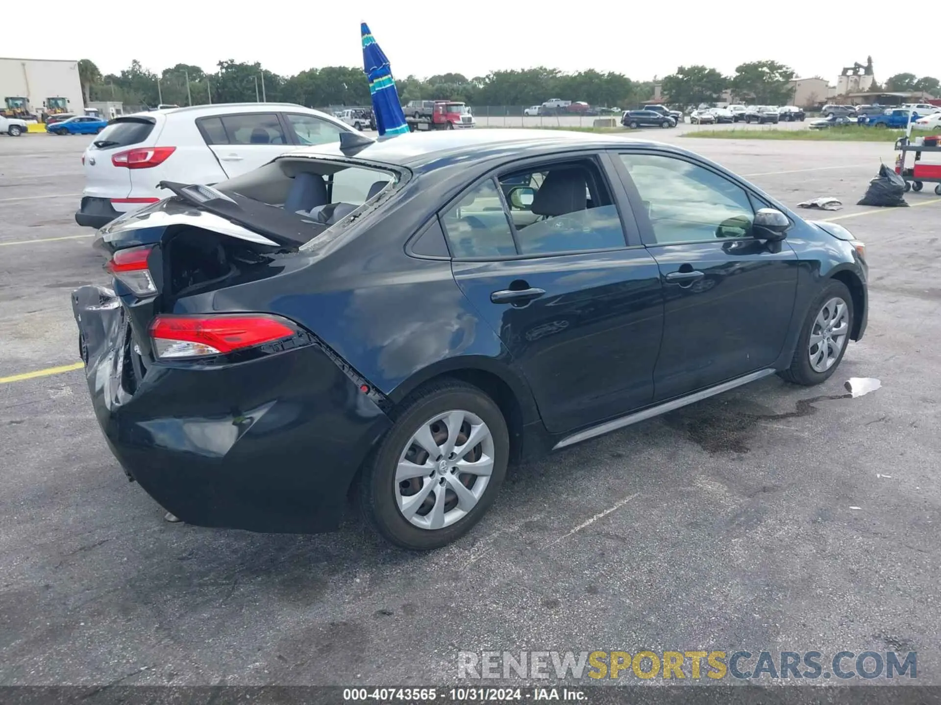 4 Photograph of a damaged car JTDEPMAE7MJ145426 TOYOTA COROLLA 2021