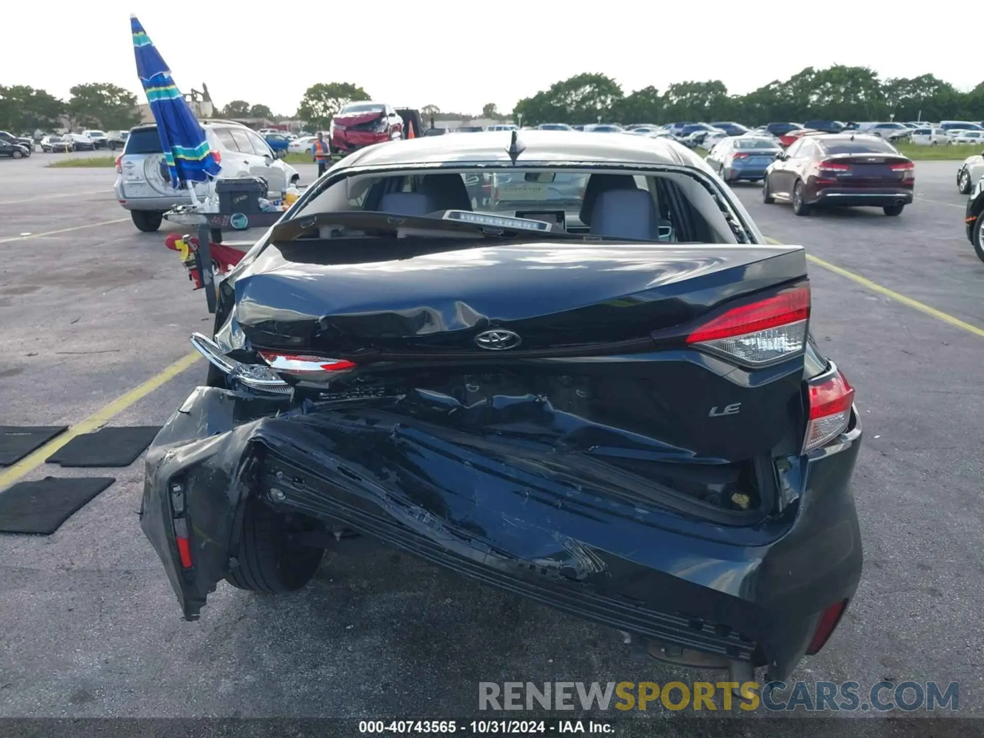 6 Photograph of a damaged car JTDEPMAE7MJ145426 TOYOTA COROLLA 2021