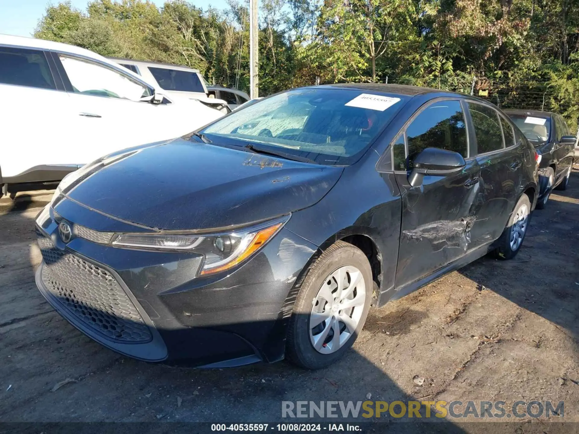 2 Фотография поврежденного автомобиля JTDEPMAE7MJ148567 TOYOTA COROLLA 2021