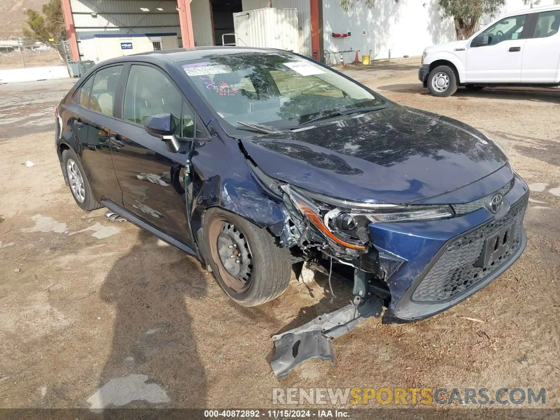 1 Photograph of a damaged car JTDEPMAE7MJ148830 TOYOTA COROLLA 2021