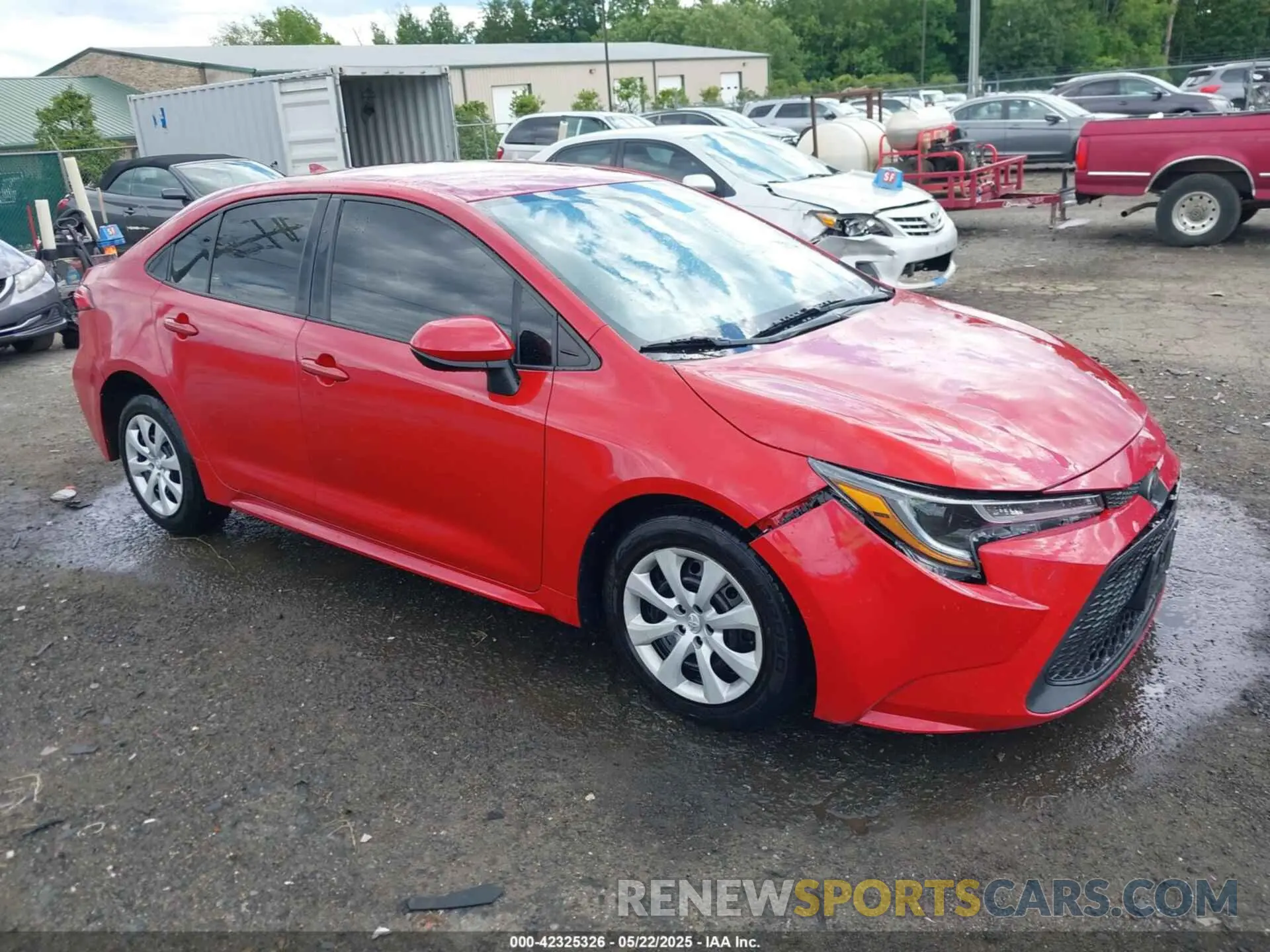 1 Photograph of a damaged car JTDEPMAE7MJ154062 TOYOTA COROLLA 2021