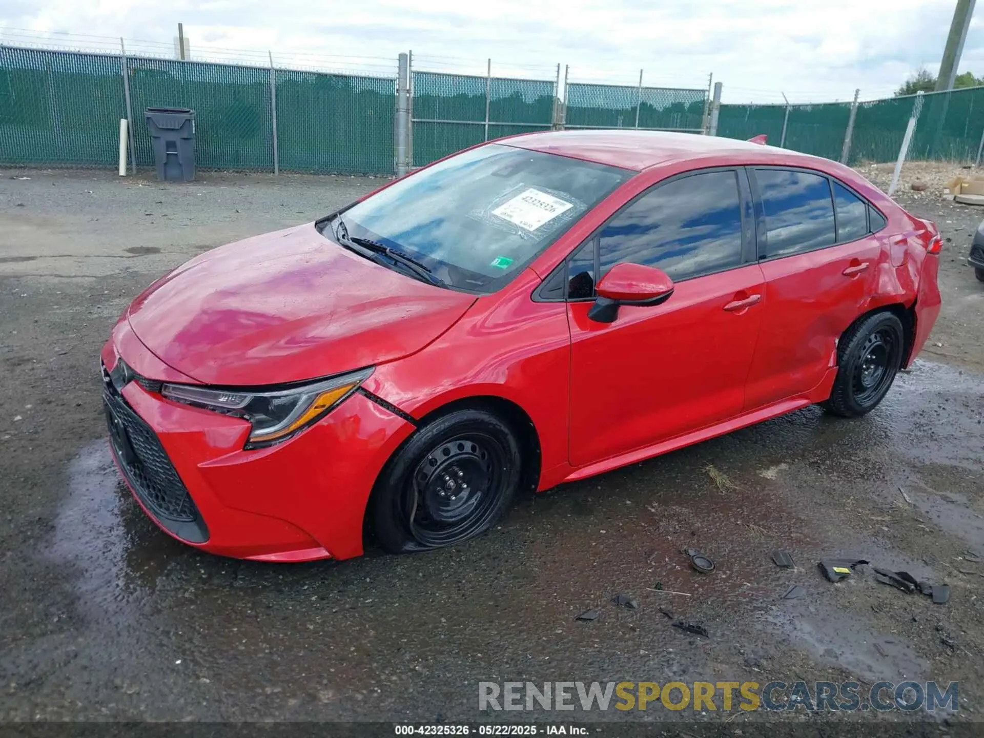 2 Photograph of a damaged car JTDEPMAE7MJ154062 TOYOTA COROLLA 2021