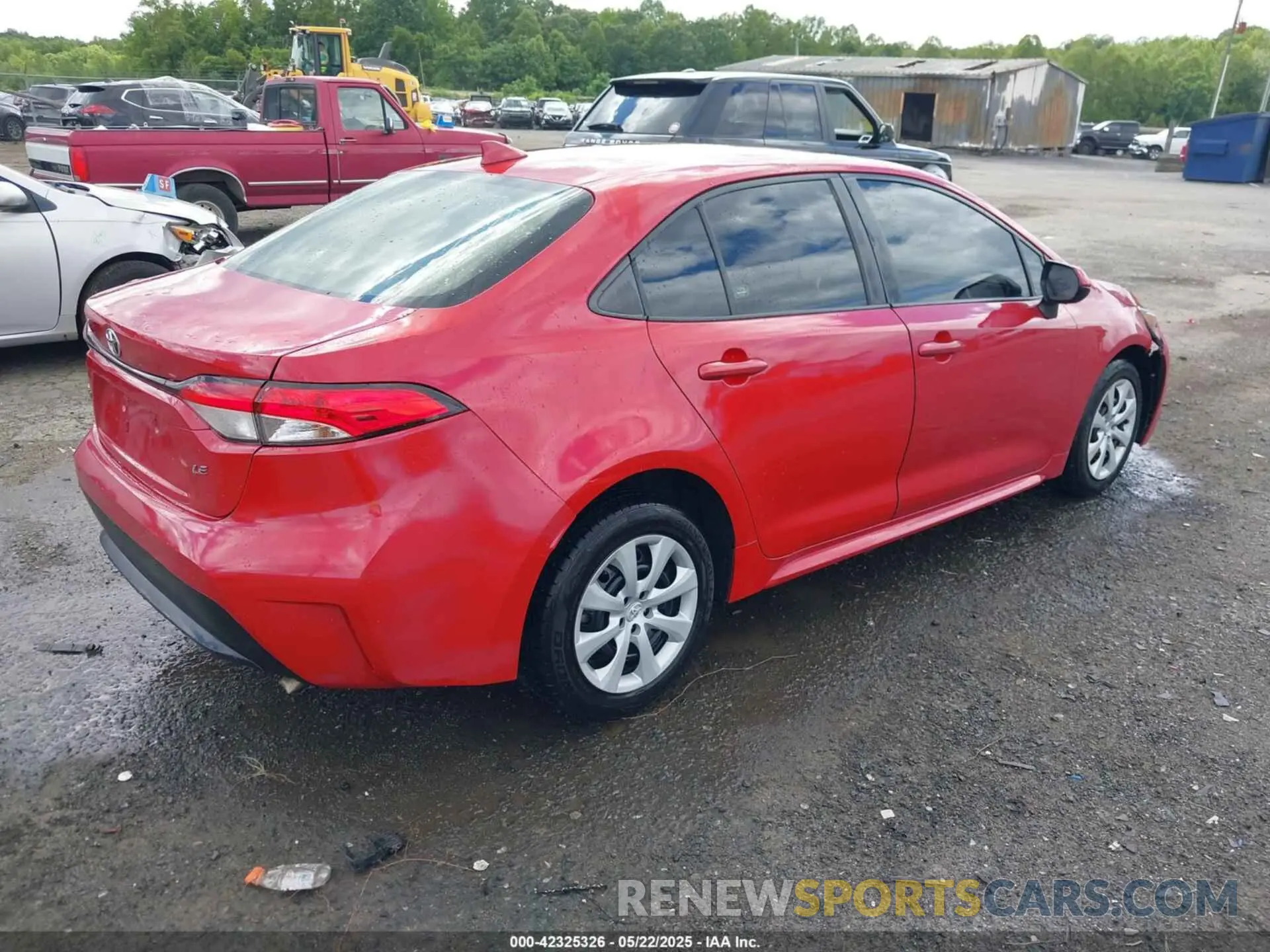 4 Photograph of a damaged car JTDEPMAE7MJ154062 TOYOTA COROLLA 2021