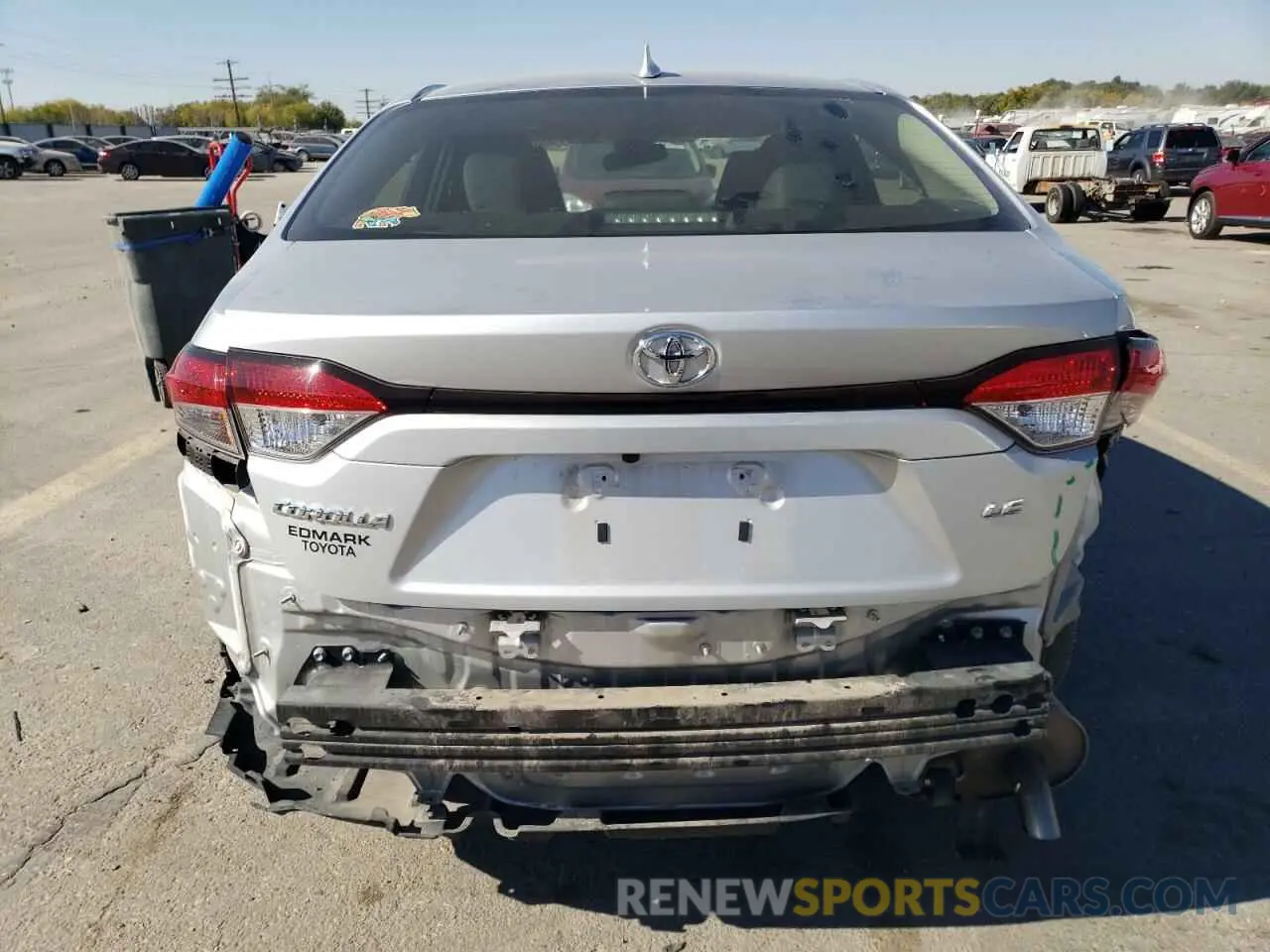 6 Photograph of a damaged car JTDEPMAE7MJ155339 TOYOTA COROLLA 2021