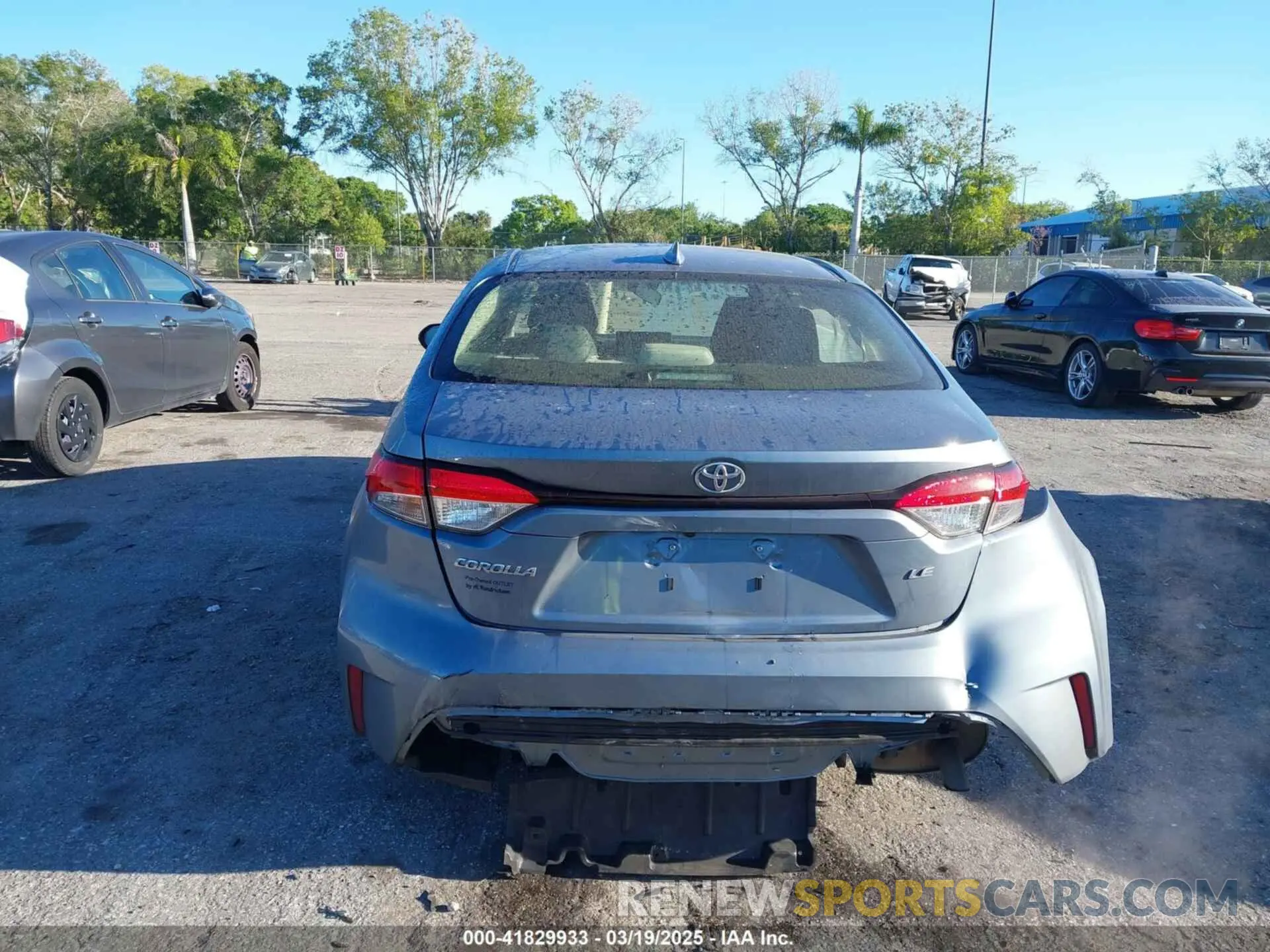 6 Photograph of a damaged car JTDEPMAE7MJ156524 TOYOTA COROLLA 2021