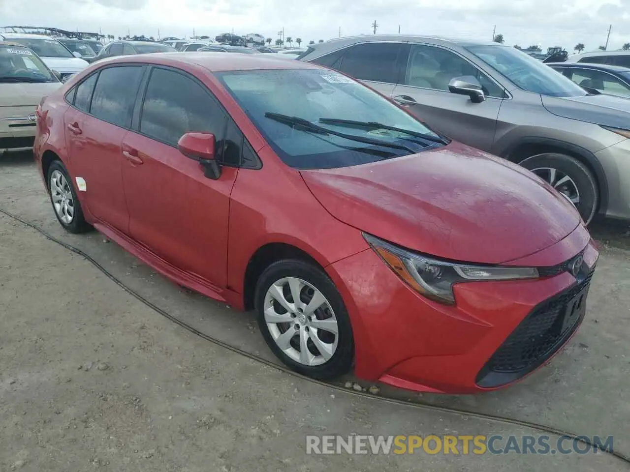 4 Photograph of a damaged car JTDEPMAE7MJ157480 TOYOTA COROLLA 2021