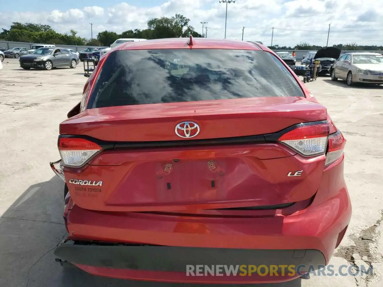 6 Photograph of a damaged car JTDEPMAE7MJ158208 TOYOTA COROLLA 2021