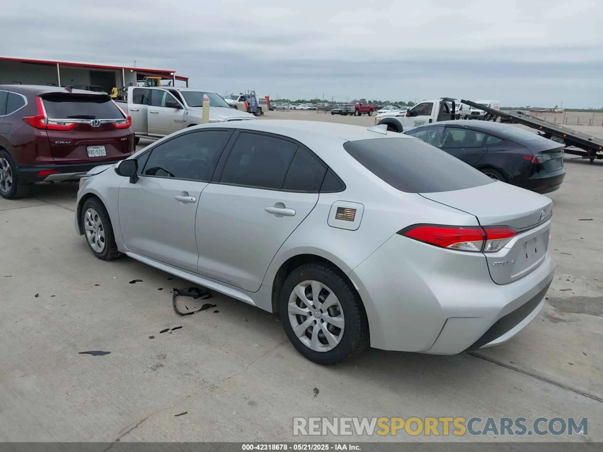 3 Photograph of a damaged car JTDEPMAE7MJ158841 TOYOTA COROLLA 2021
