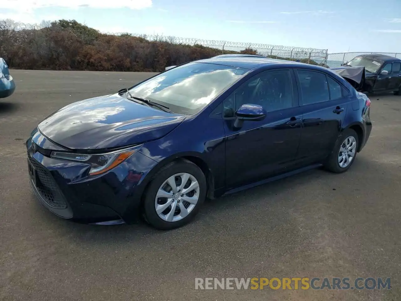1 Photograph of a damaged car JTDEPMAE7MJ161030 TOYOTA COROLLA 2021
