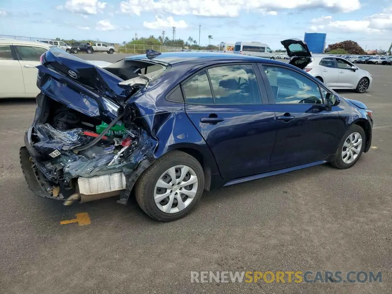 3 Photograph of a damaged car JTDEPMAE7MJ161030 TOYOTA COROLLA 2021