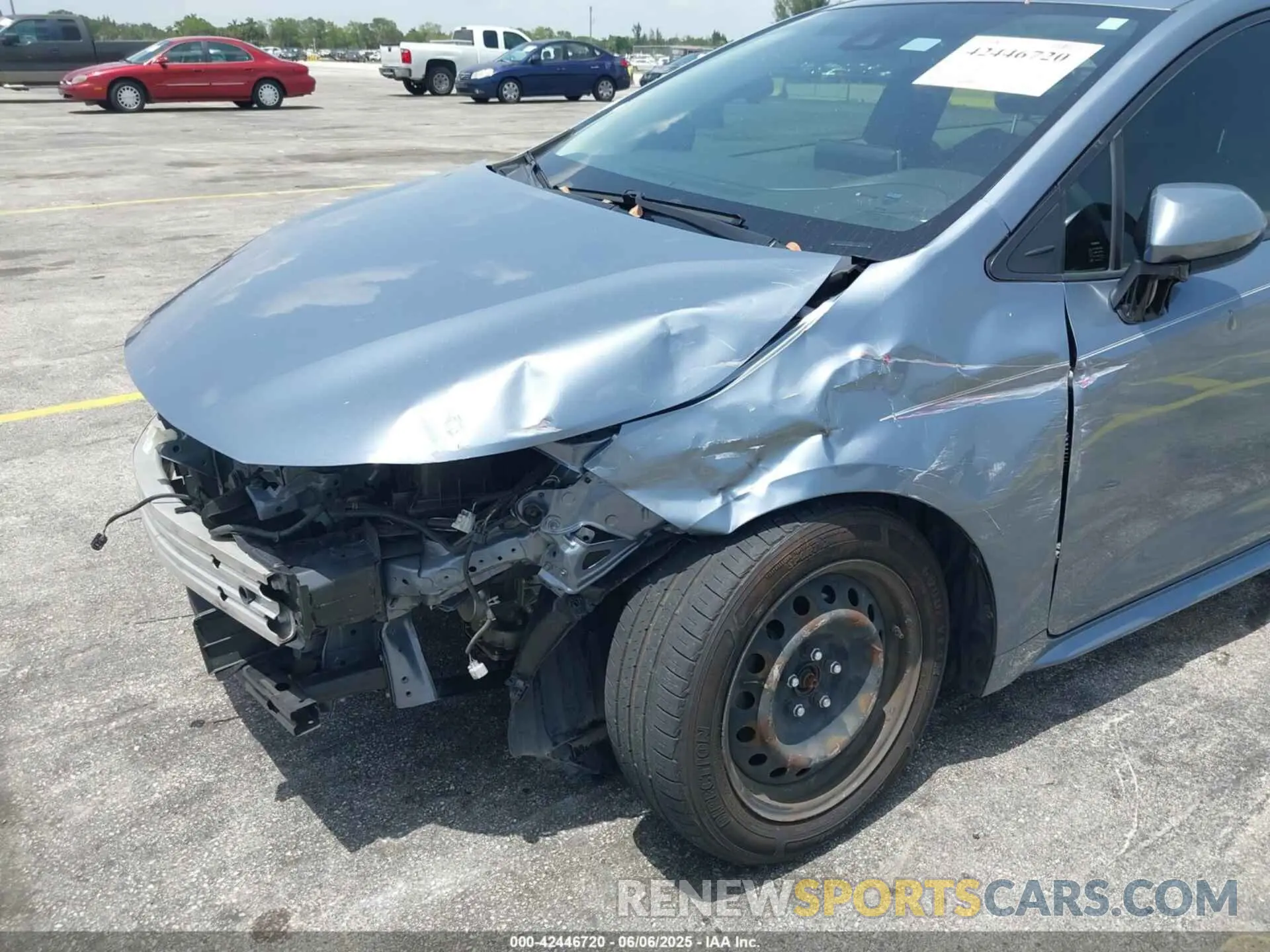 6 Photograph of a damaged car JTDEPMAE7MJ171461 TOYOTA COROLLA 2021