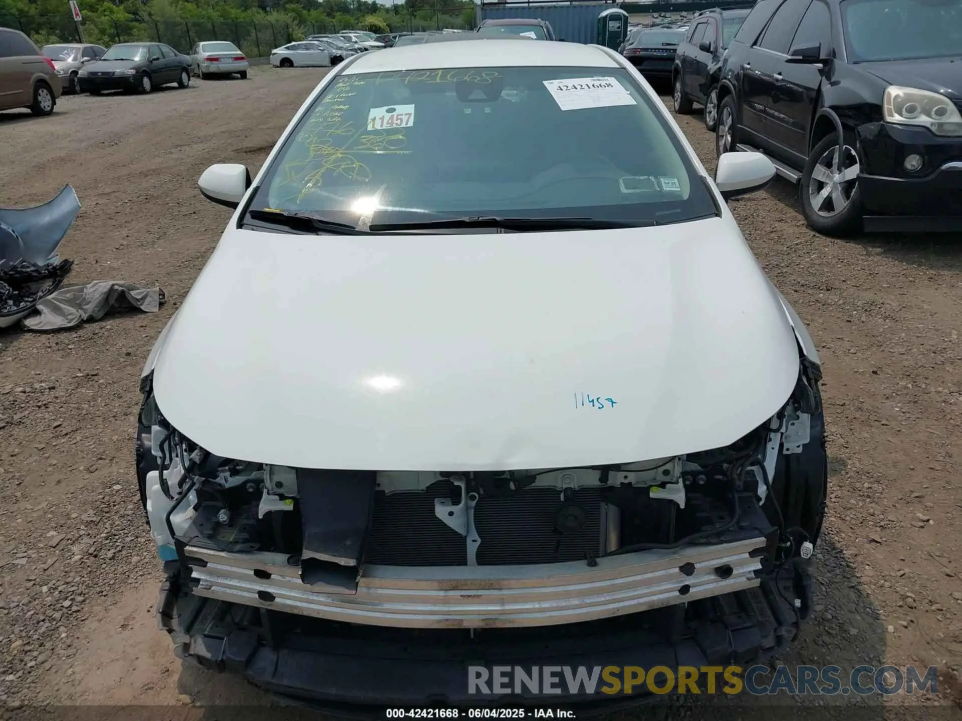 12 Photograph of a damaged car JTDEPMAE7MJ172030 TOYOTA COROLLA 2021
