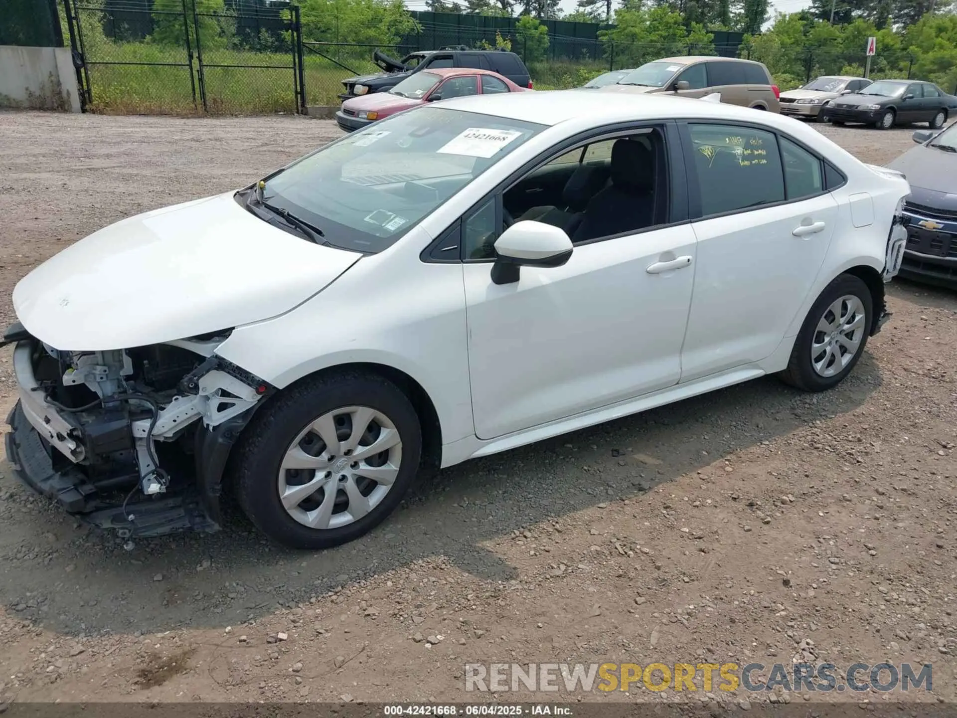 2 Photograph of a damaged car JTDEPMAE7MJ172030 TOYOTA COROLLA 2021