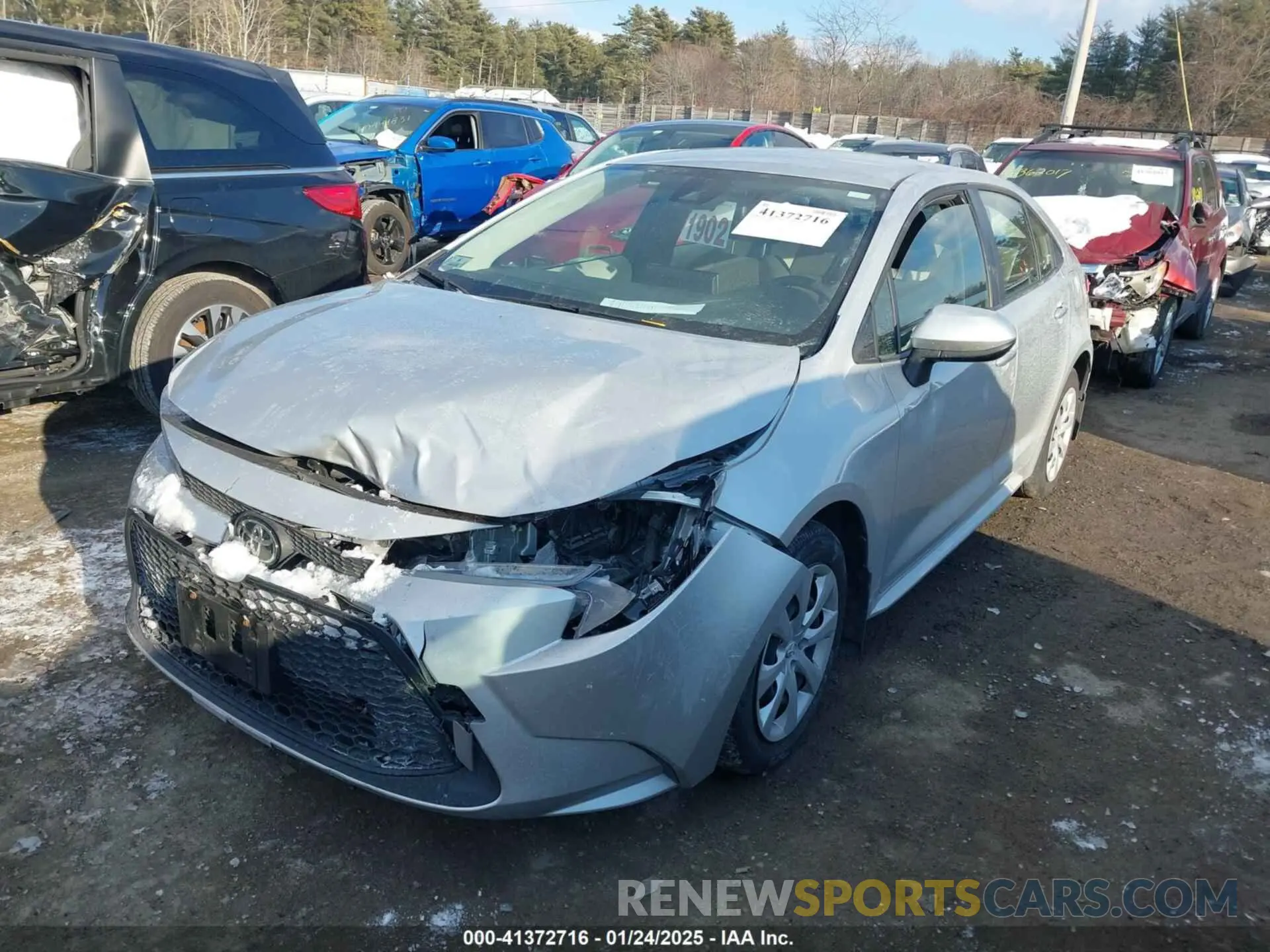 2 Фотография поврежденного автомобиля JTDEPMAE7MJ173131 TOYOTA COROLLA 2021