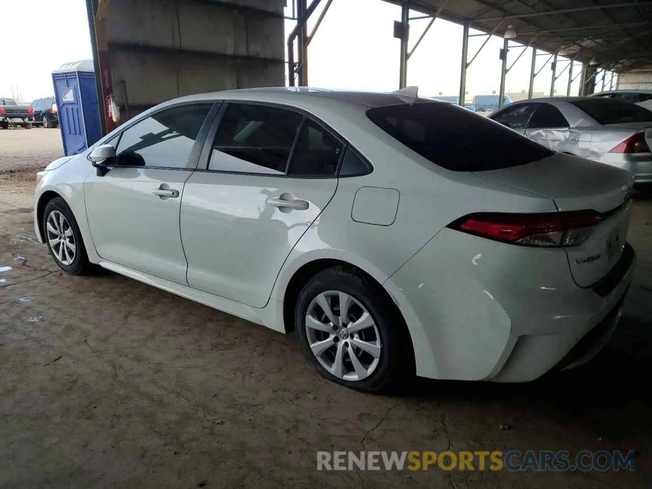 2 Photograph of a damaged car JTDEPMAE7MJ173369 TOYOTA COROLLA 2021