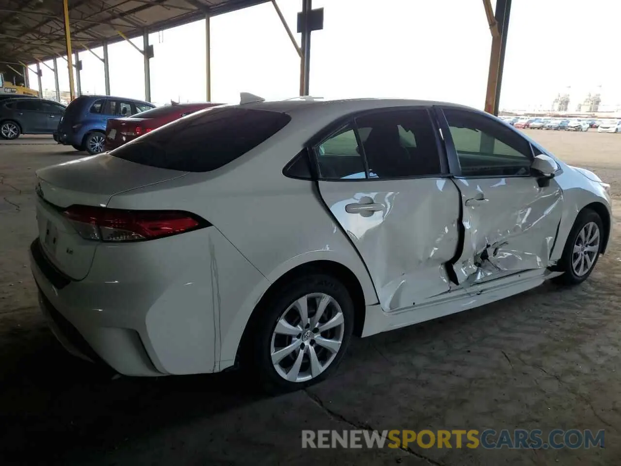 3 Photograph of a damaged car JTDEPMAE7MJ173369 TOYOTA COROLLA 2021