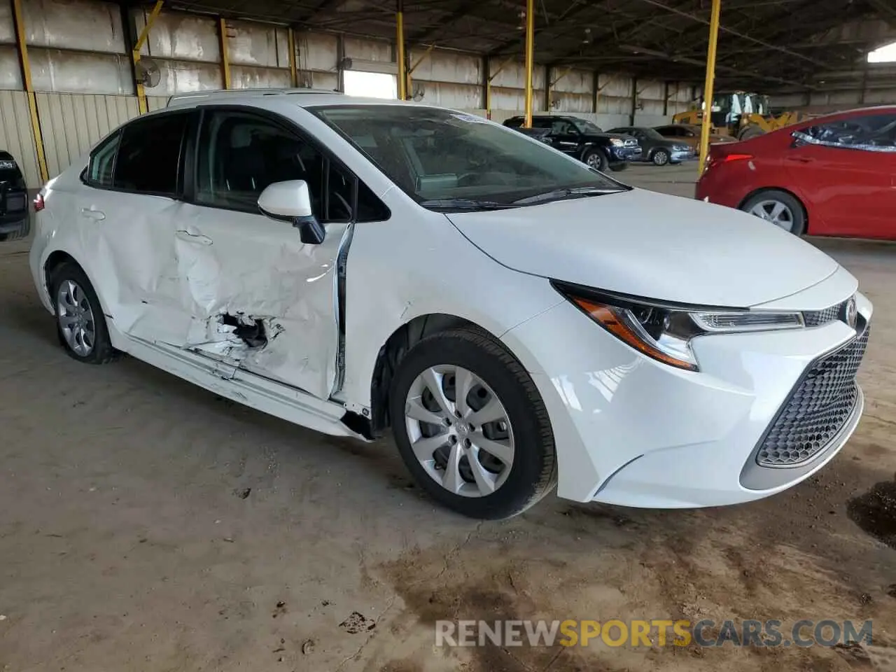 4 Photograph of a damaged car JTDEPMAE7MJ173369 TOYOTA COROLLA 2021