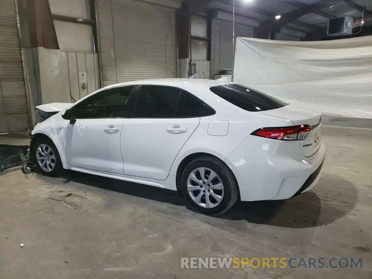 2 Photograph of a damaged car JTDEPMAE7MJ174781 TOYOTA COROLLA 2021