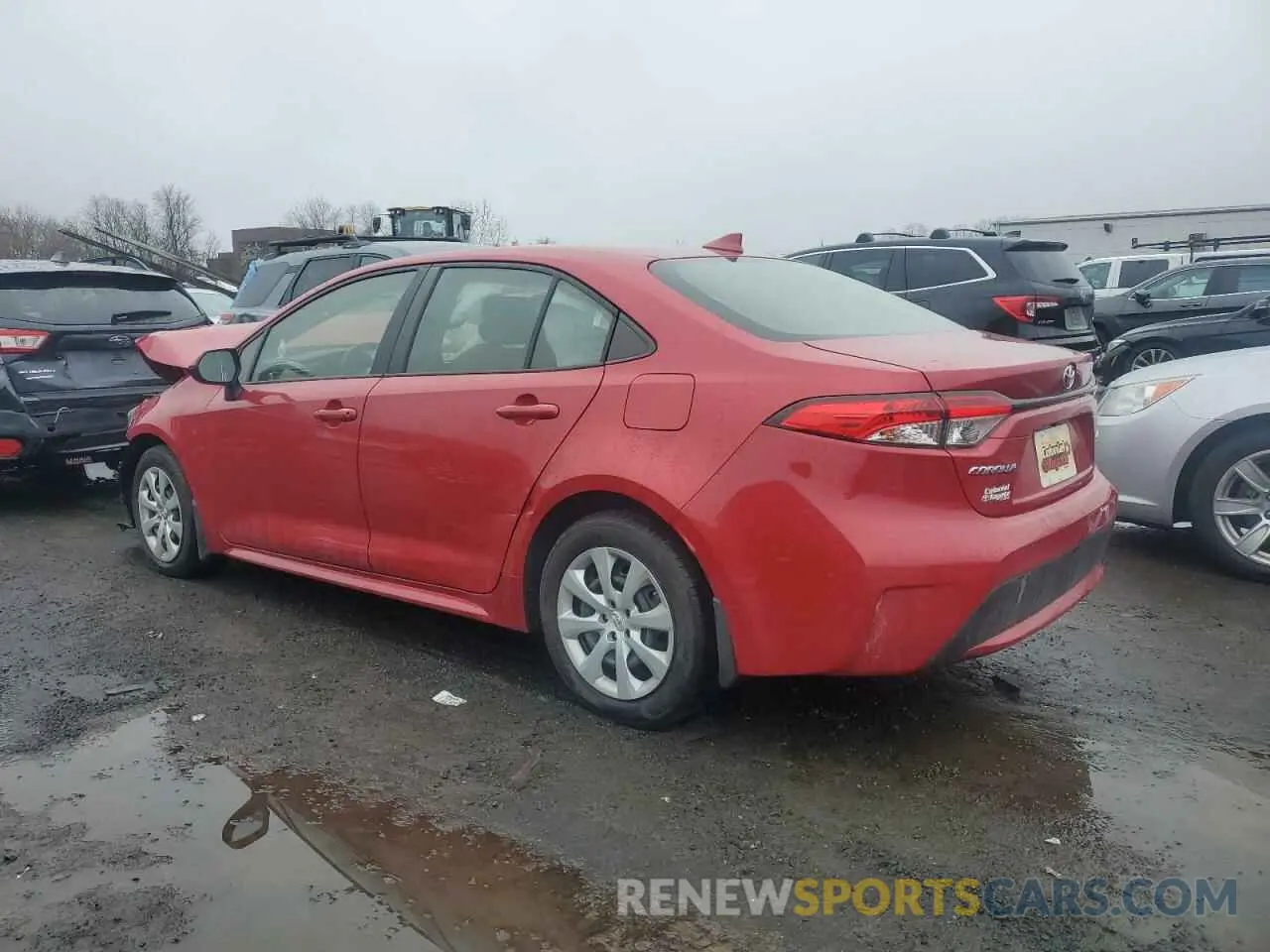 2 Photograph of a damaged car JTDEPMAE7MJ180533 TOYOTA COROLLA 2021