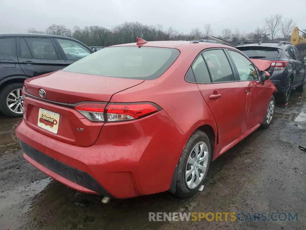 3 Photograph of a damaged car JTDEPMAE7MJ180533 TOYOTA COROLLA 2021