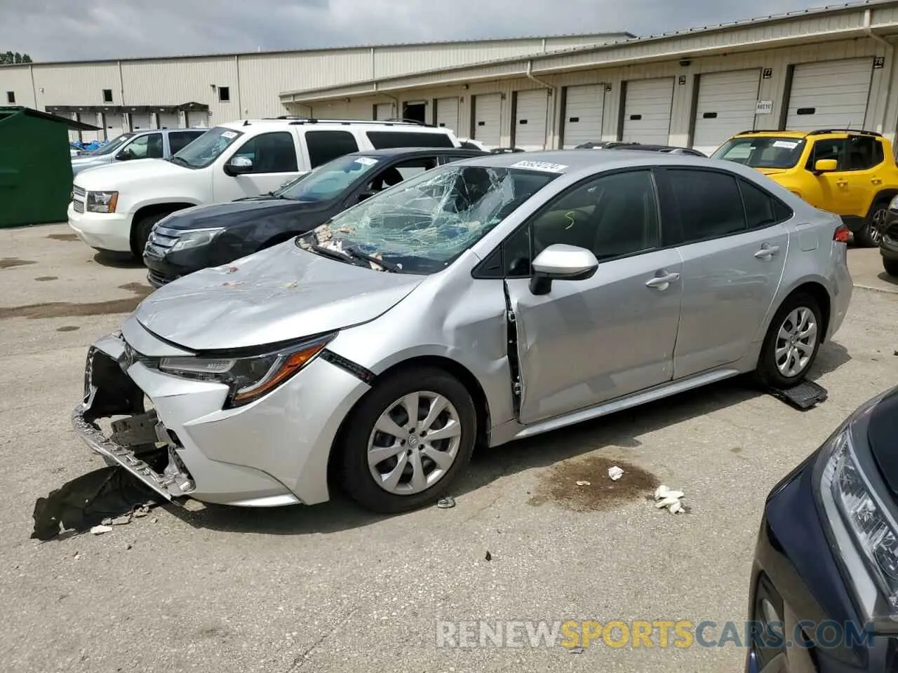 1 Photograph of a damaged car JTDEPMAE7MJ181388 TOYOTA COROLLA 2021