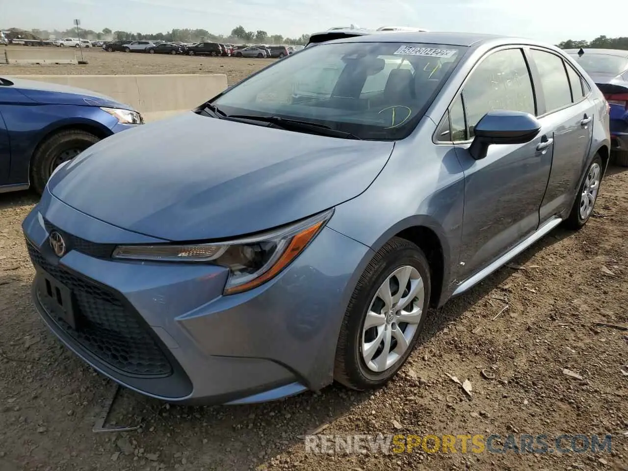 2 Фотография поврежденного автомобиля JTDEPMAE7MJ182525 TOYOTA COROLLA 2021