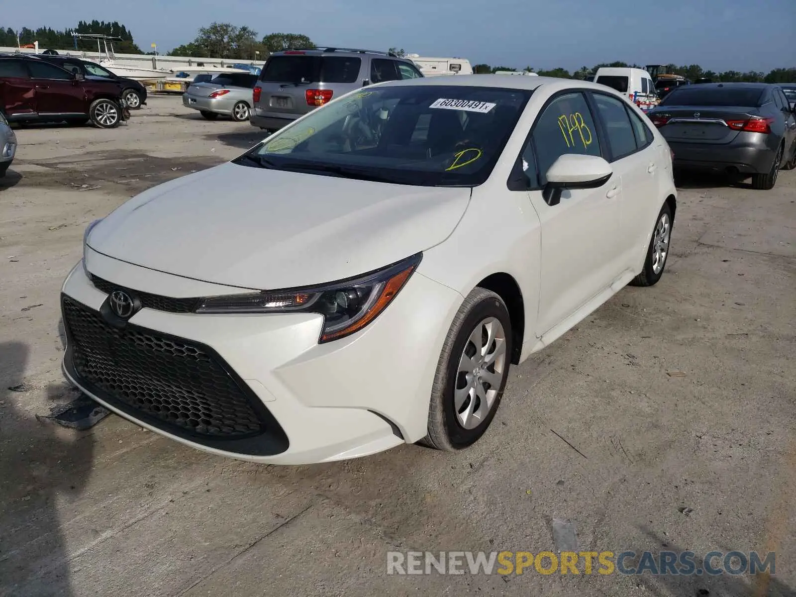2 Photograph of a damaged car JTDEPMAE7MJ186977 TOYOTA COROLLA 2021