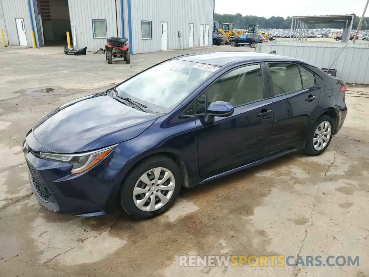 1 Photograph of a damaged car JTDEPMAE8MJ134399 TOYOTA COROLLA 2021