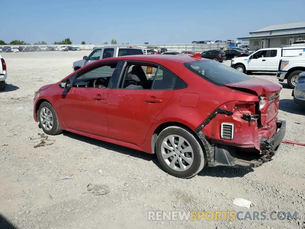 2 Photograph of a damaged car JTDEPMAE8MJ135830 TOYOTA COROLLA 2021