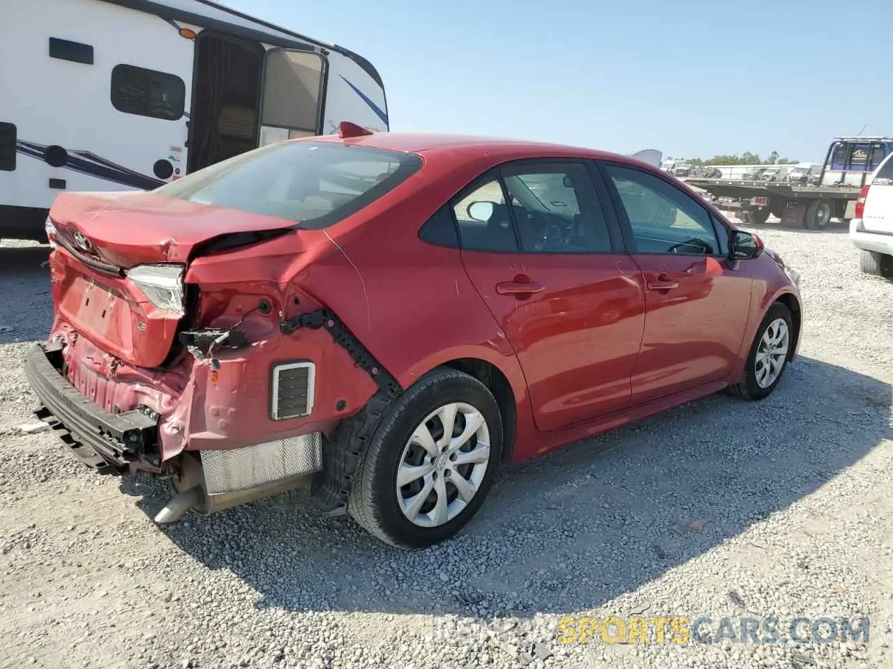 3 Photograph of a damaged car JTDEPMAE8MJ135830 TOYOTA COROLLA 2021