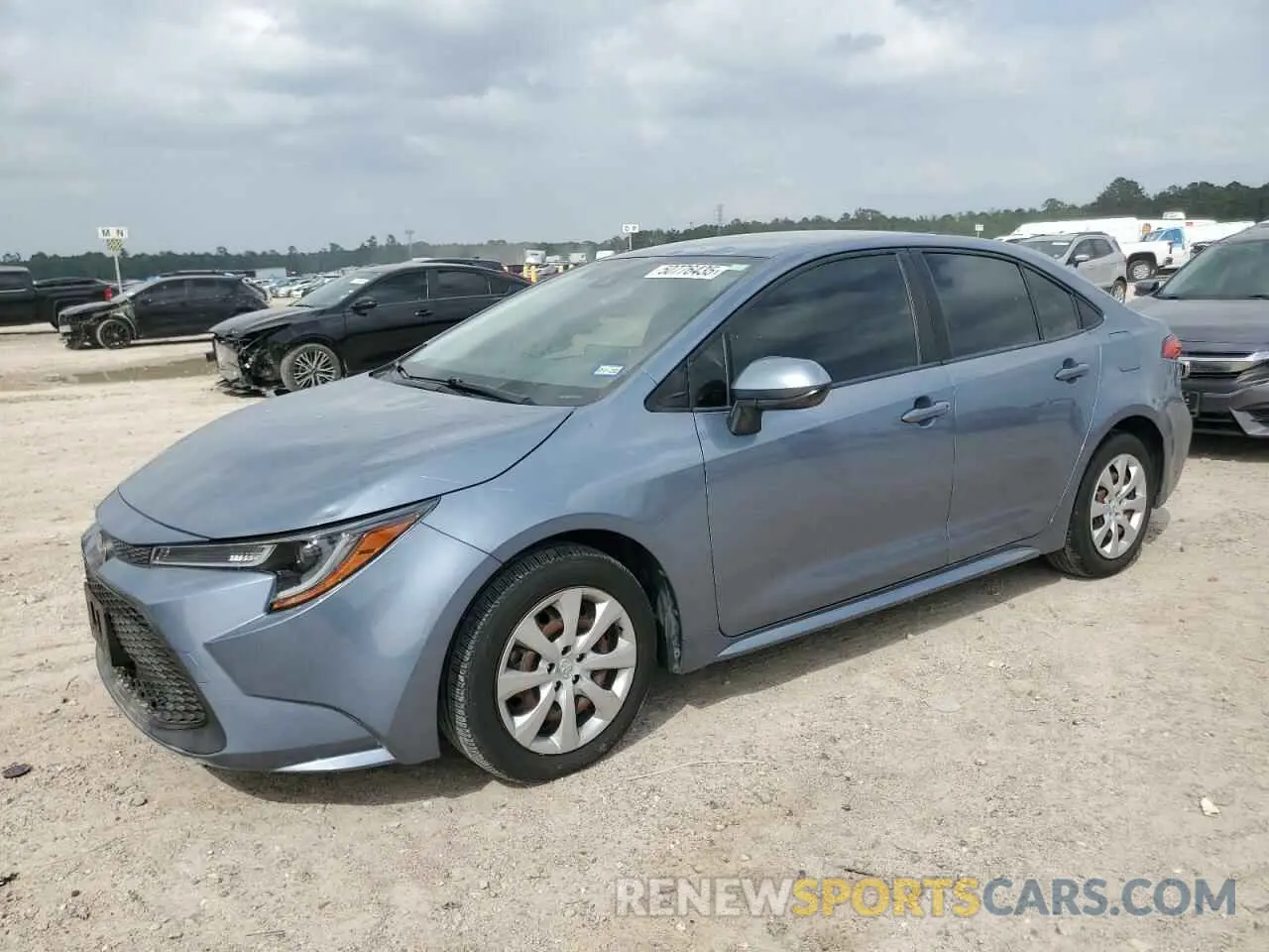 1 Photograph of a damaged car JTDEPMAE8MJ141255 TOYOTA COROLLA 2021