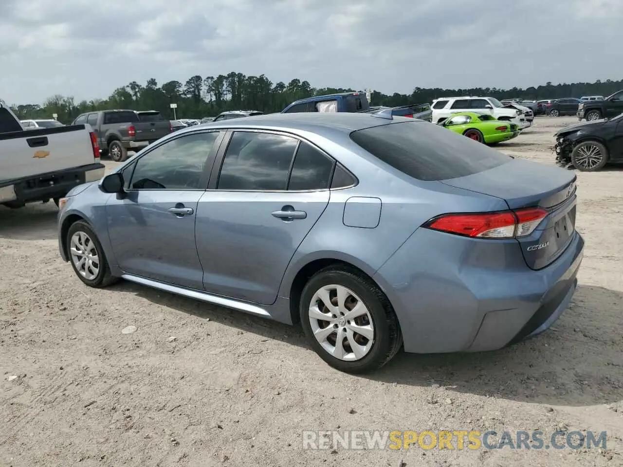 2 Photograph of a damaged car JTDEPMAE8MJ141255 TOYOTA COROLLA 2021