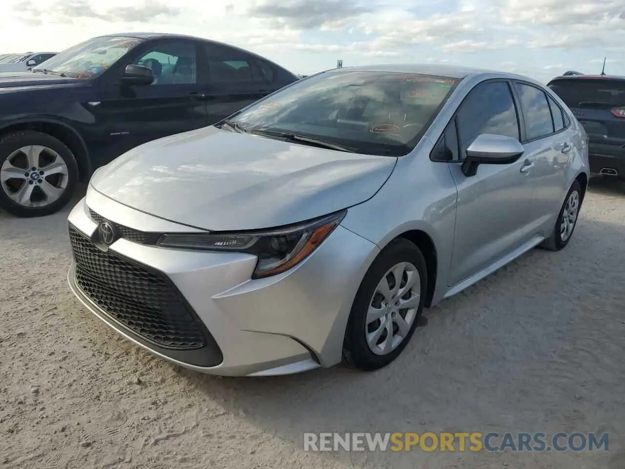 1 Photograph of a damaged car JTDEPMAE8MJ142387 TOYOTA COROLLA 2021