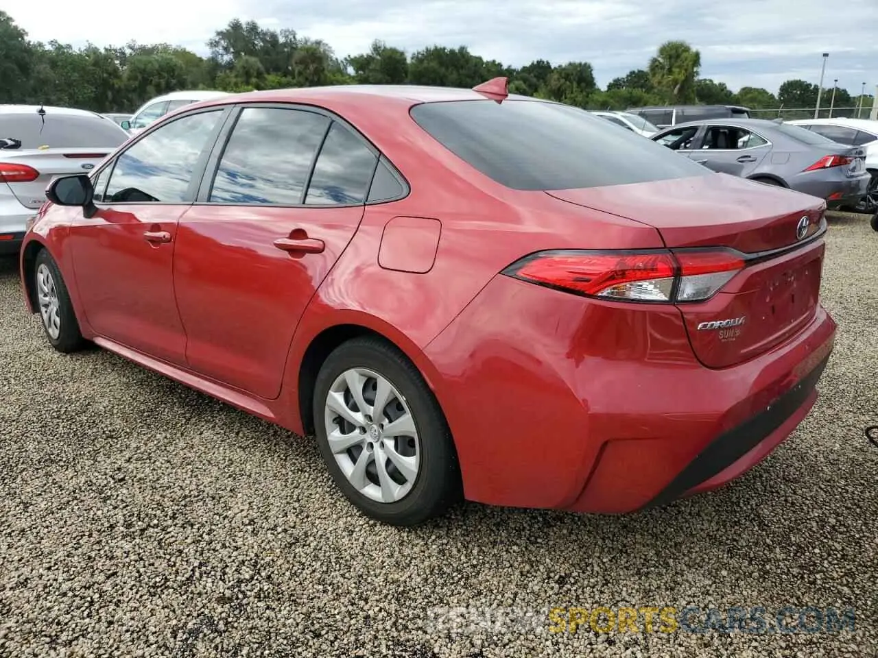 2 Photograph of a damaged car JTDEPMAE8MJ142664 TOYOTA COROLLA 2021