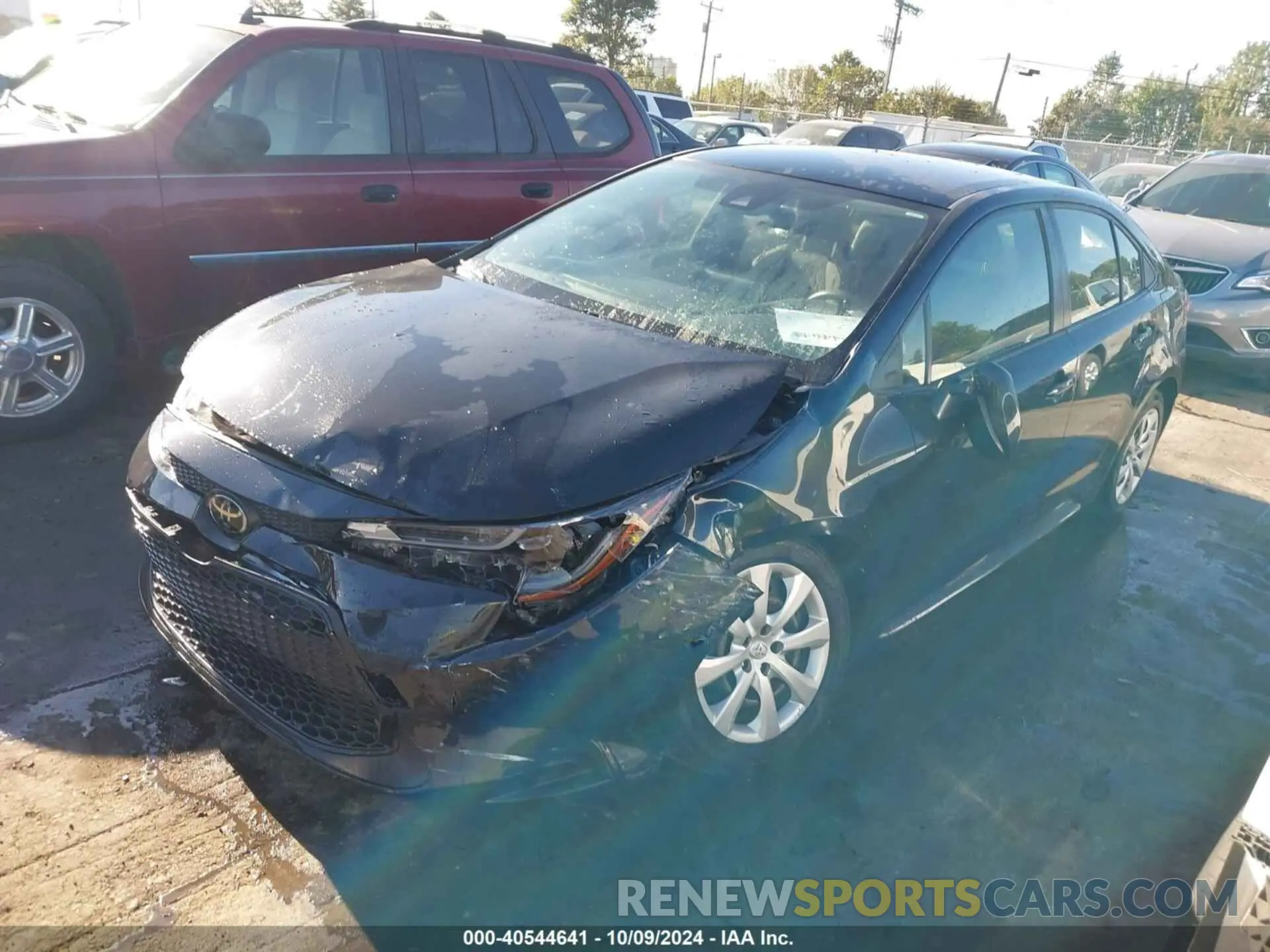 2 Фотография поврежденного автомобиля JTDEPMAE8MJ153681 TOYOTA COROLLA 2021