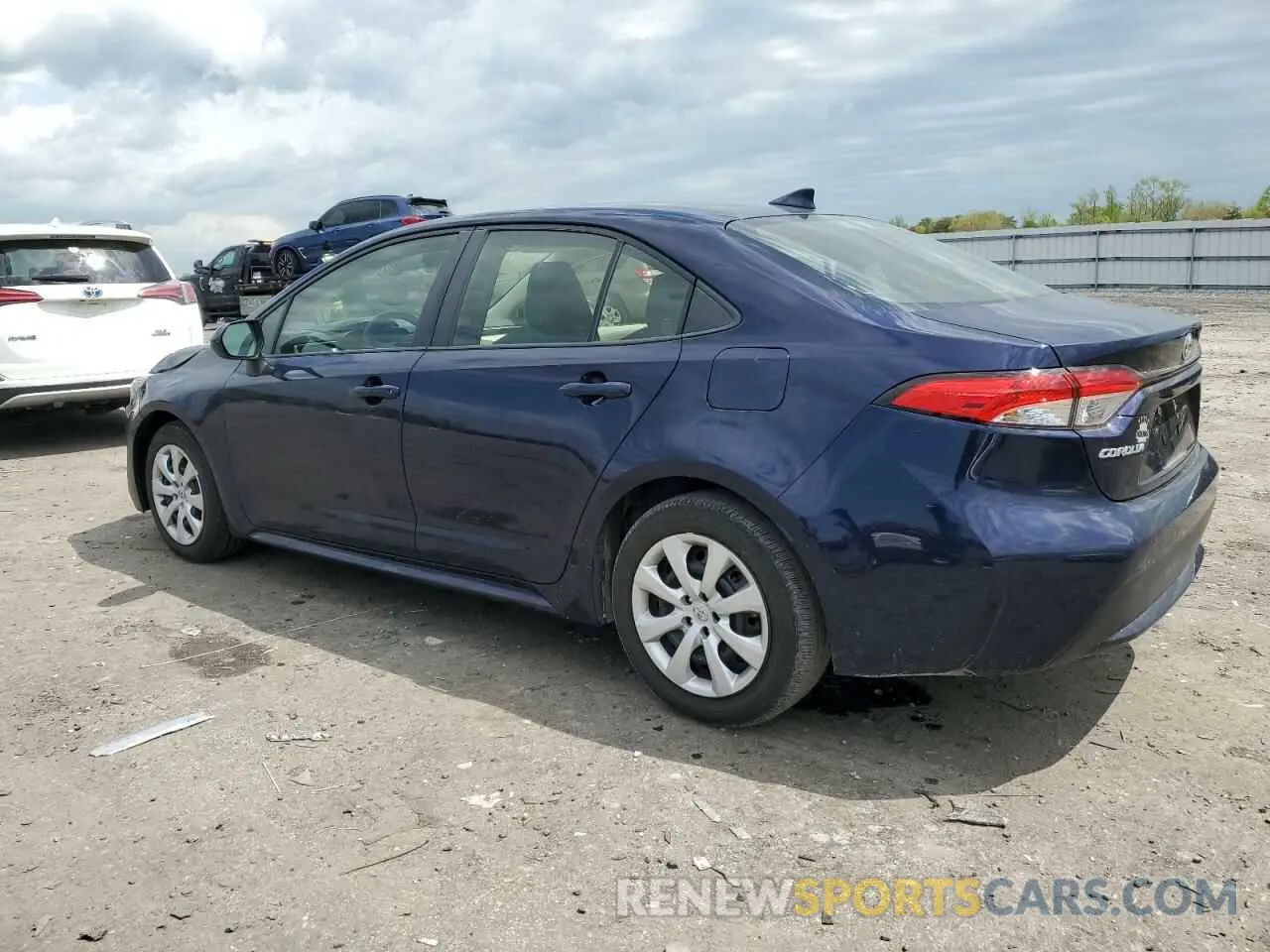 2 Photograph of a damaged car JTDEPMAE8MJ154541 TOYOTA COROLLA 2021