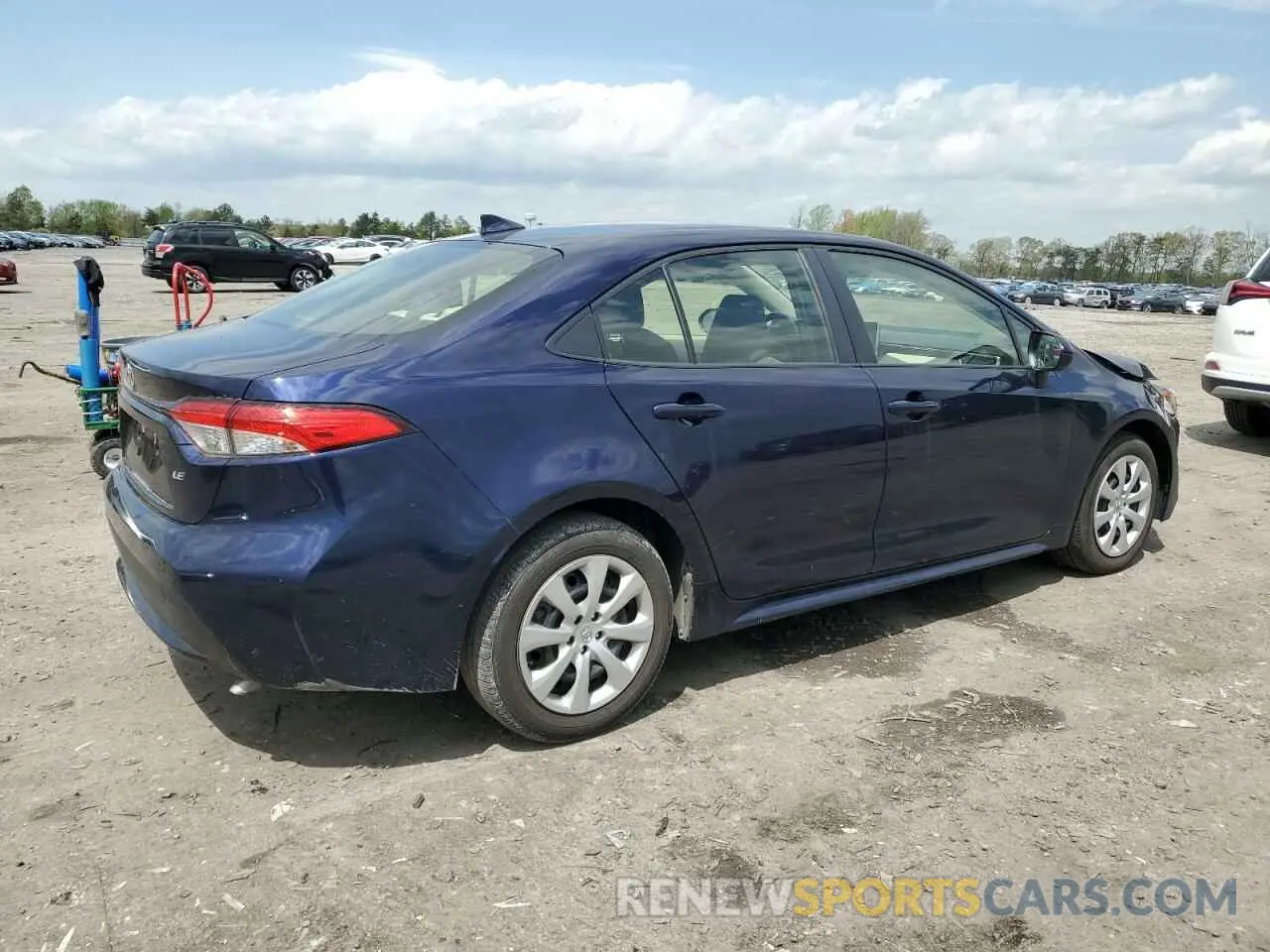 3 Photograph of a damaged car JTDEPMAE8MJ154541 TOYOTA COROLLA 2021