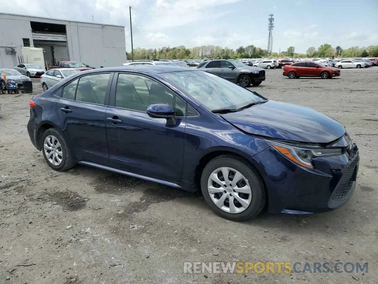4 Photograph of a damaged car JTDEPMAE8MJ154541 TOYOTA COROLLA 2021