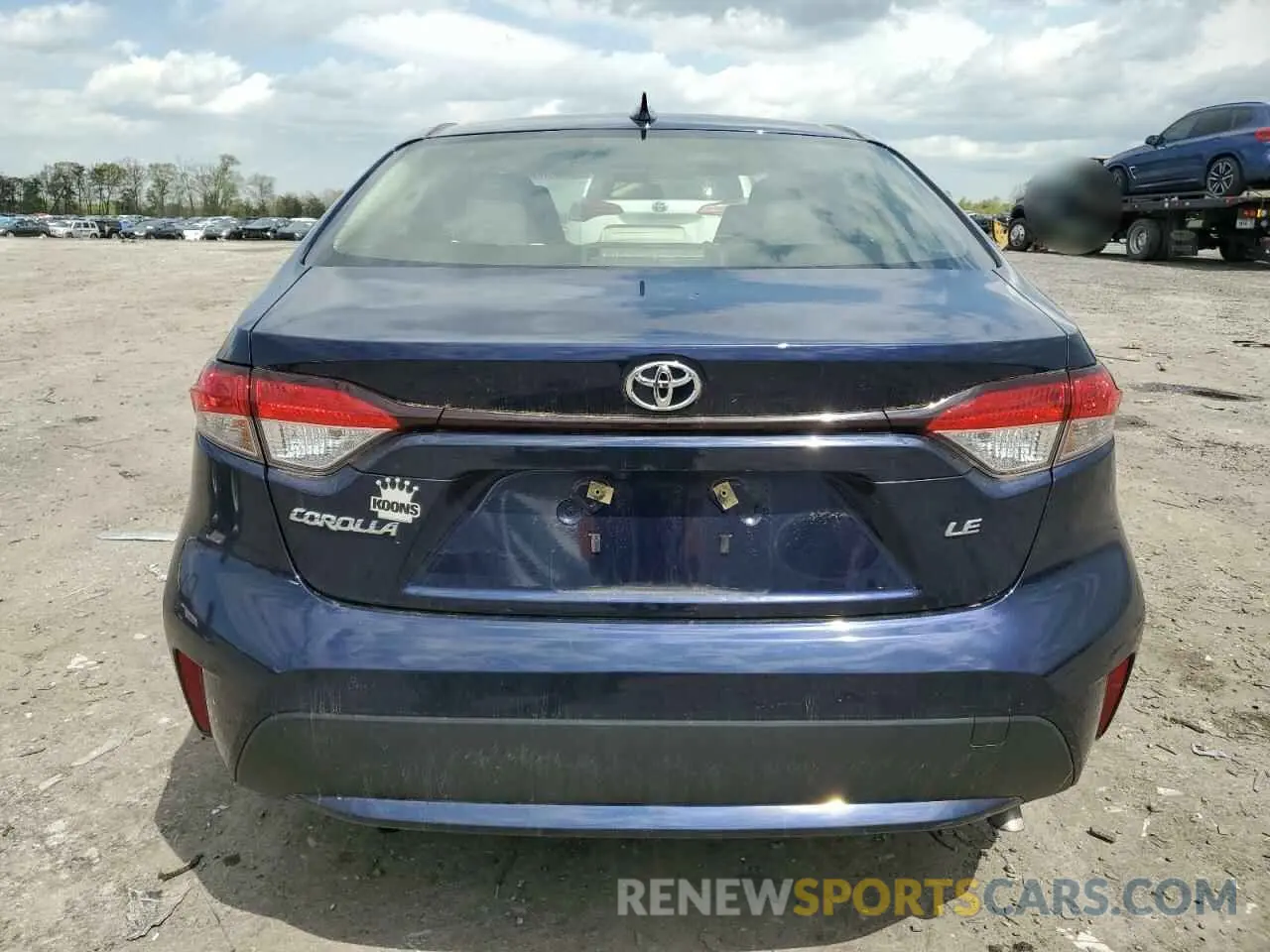 6 Photograph of a damaged car JTDEPMAE8MJ154541 TOYOTA COROLLA 2021