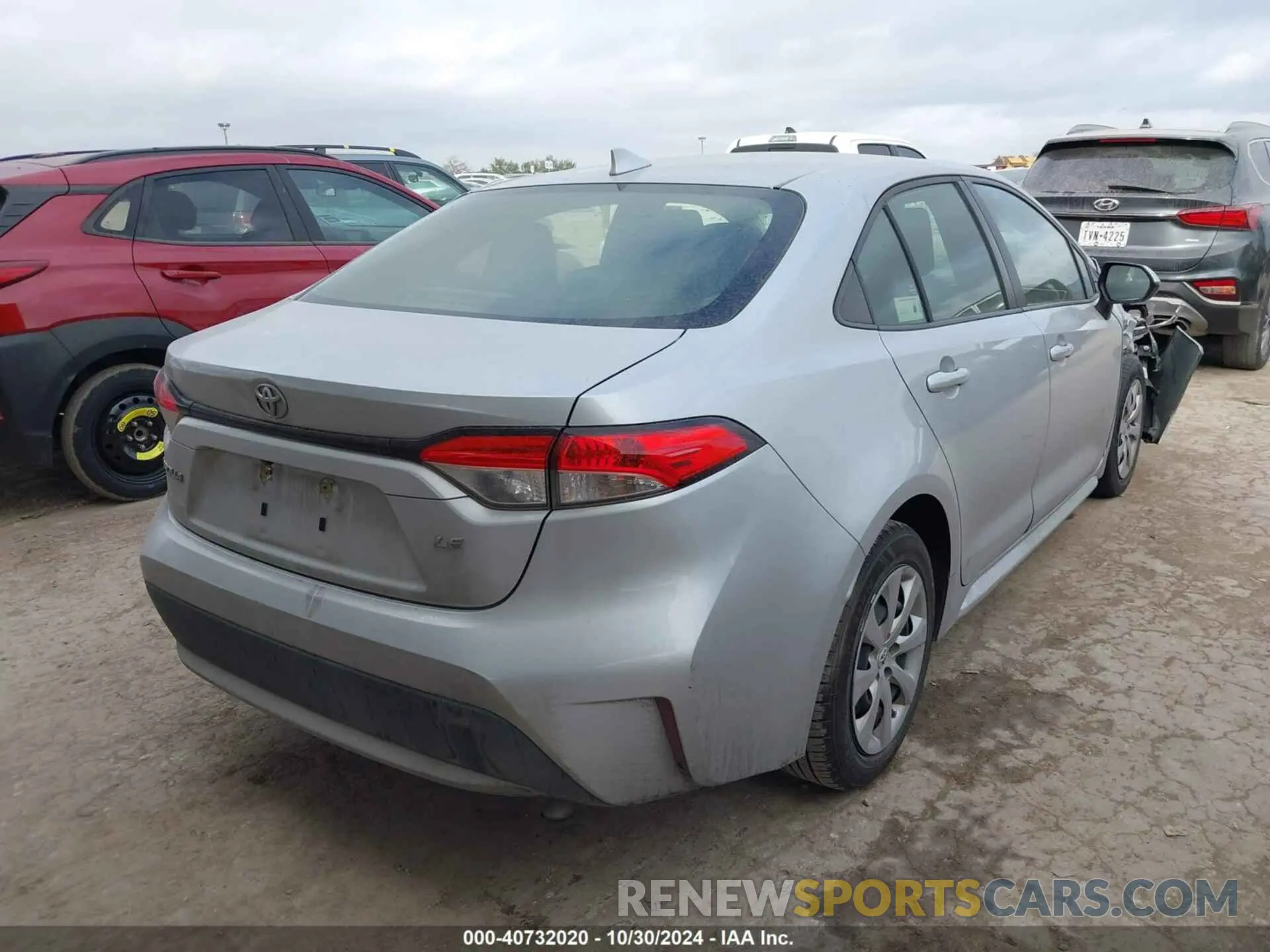 4 Photograph of a damaged car JTDEPMAE8MJ160596 TOYOTA COROLLA 2021