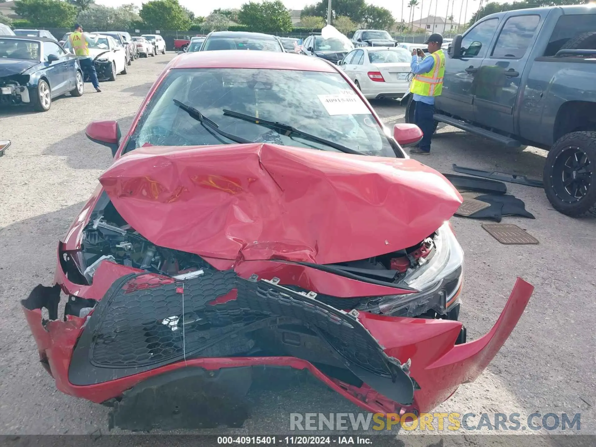 12 Photograph of a damaged car JTDEPMAE8MJ162235 TOYOTA COROLLA 2021