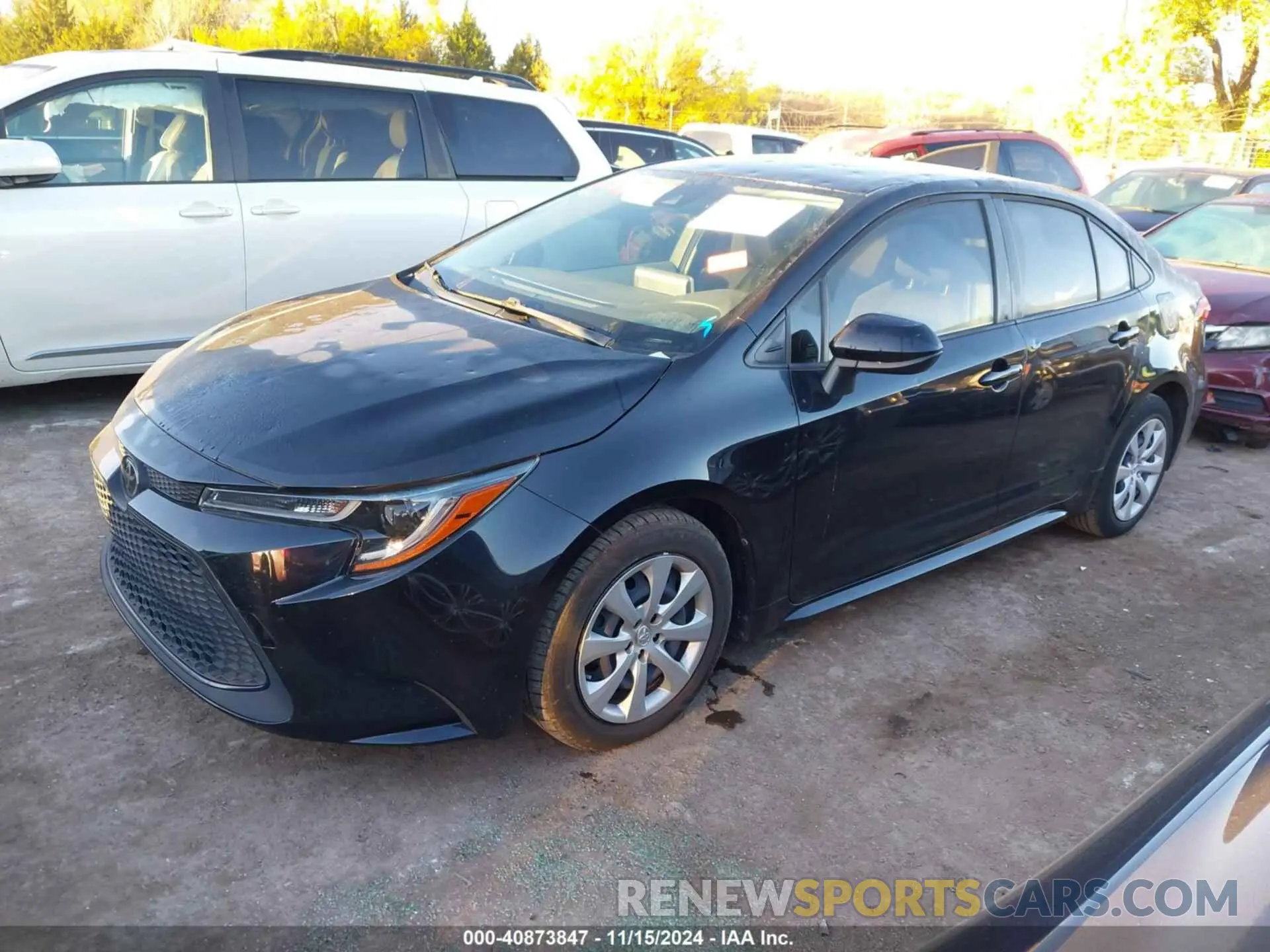 2 Photograph of a damaged car JTDEPMAE8MJ166009 TOYOTA COROLLA 2021