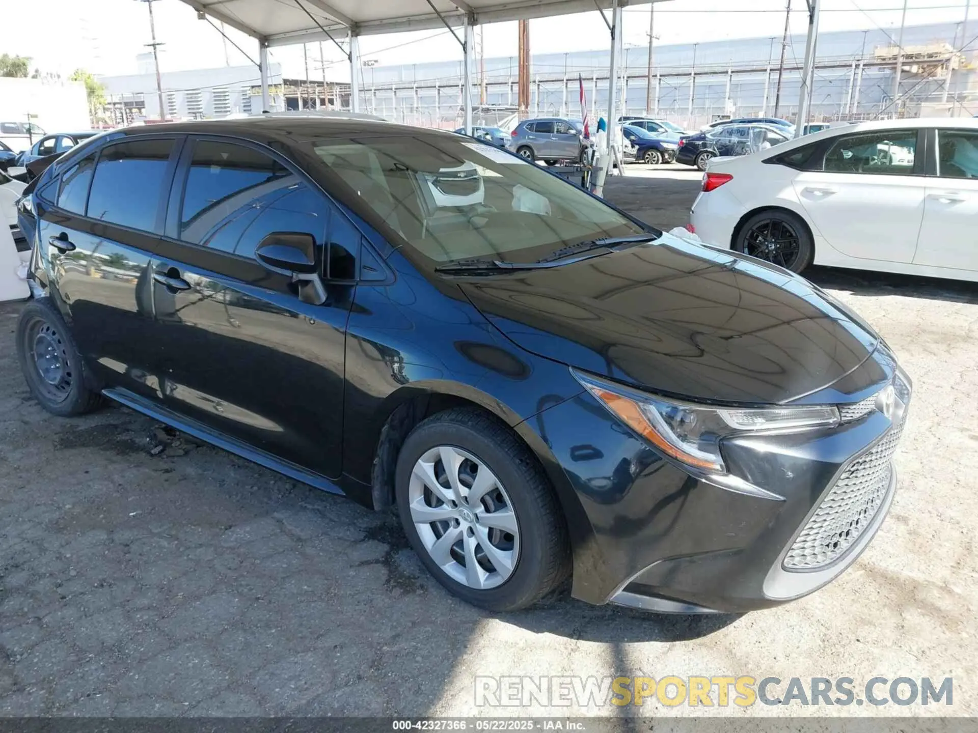 1 Photograph of a damaged car JTDEPMAE8MJ168665 TOYOTA COROLLA 2021