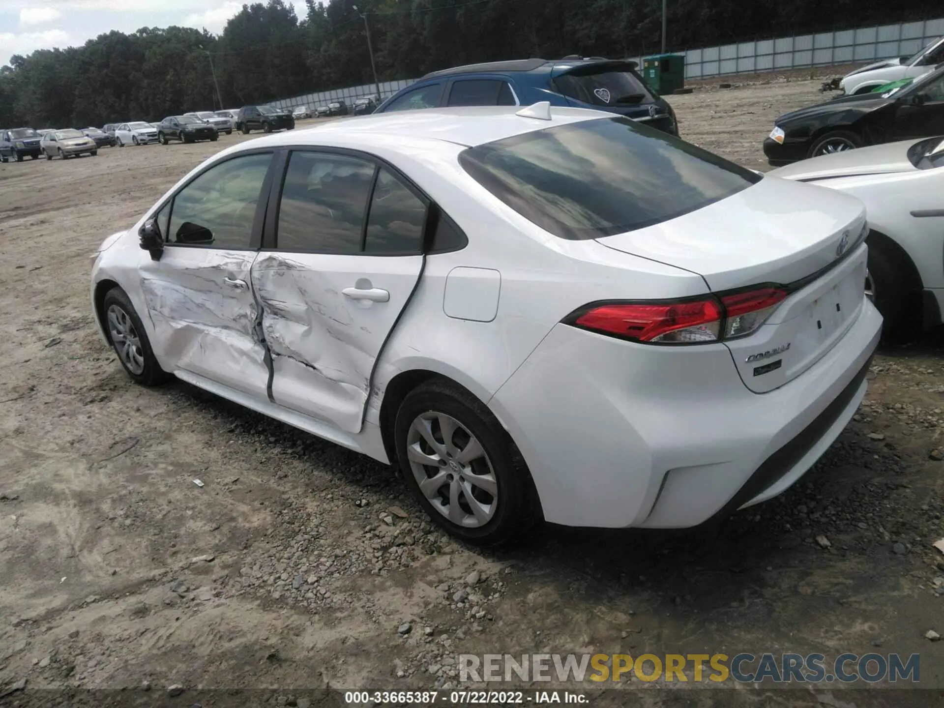 3 Фотография поврежденного автомобиля JTDEPMAE8MJ170626 TOYOTA COROLLA 2021