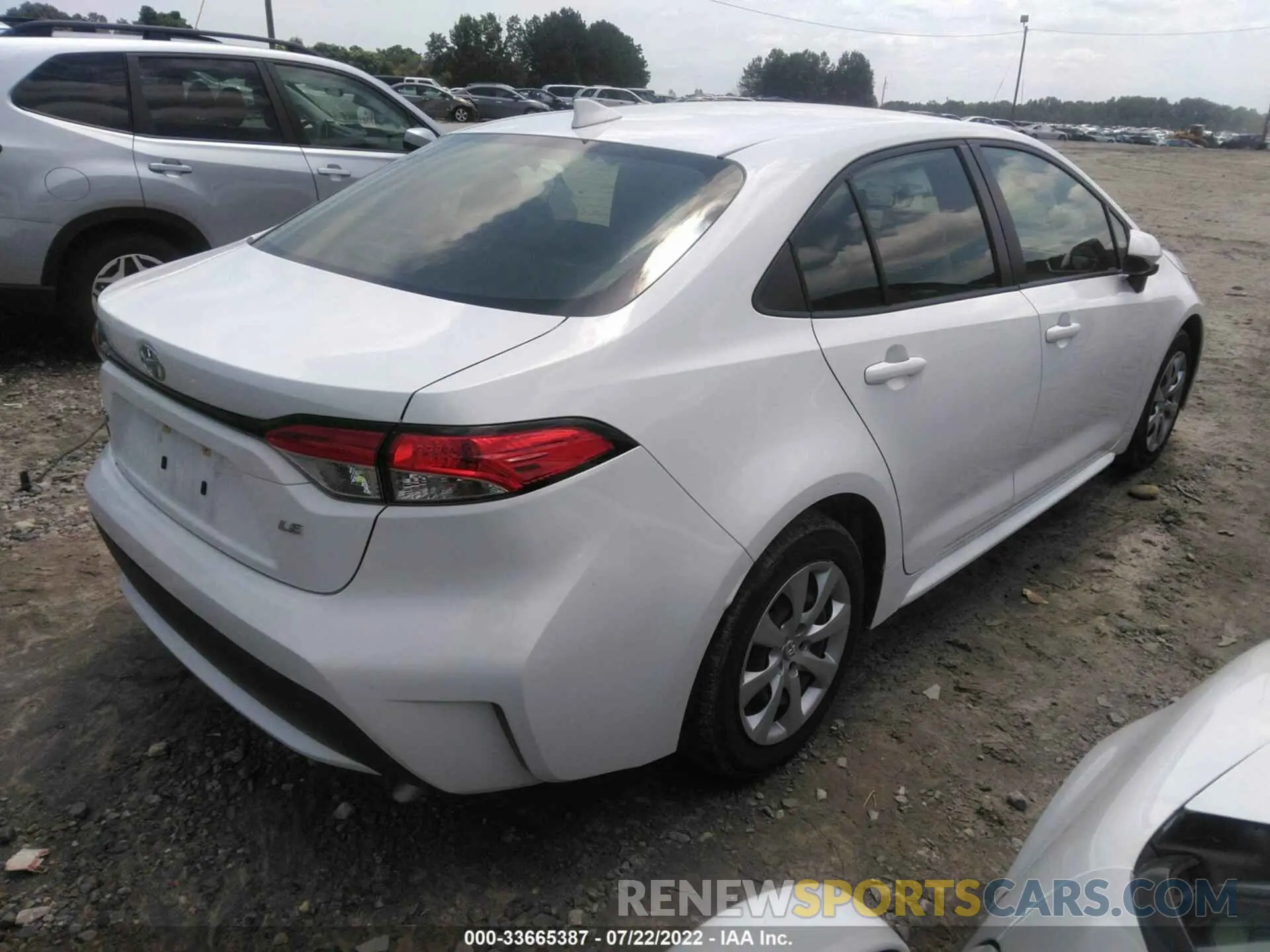 4 Фотография поврежденного автомобиля JTDEPMAE8MJ170626 TOYOTA COROLLA 2021