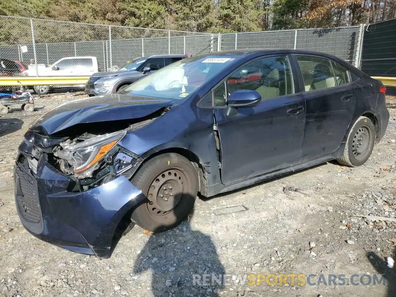 1 Photograph of a damaged car JTDEPMAE8MJ174370 TOYOTA COROLLA 2021