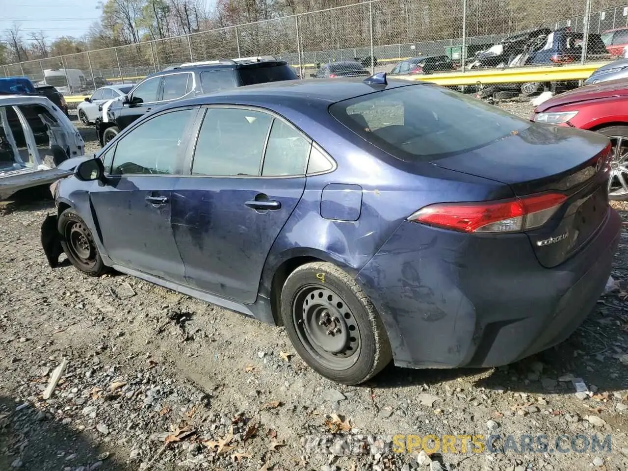 2 Photograph of a damaged car JTDEPMAE8MJ174370 TOYOTA COROLLA 2021