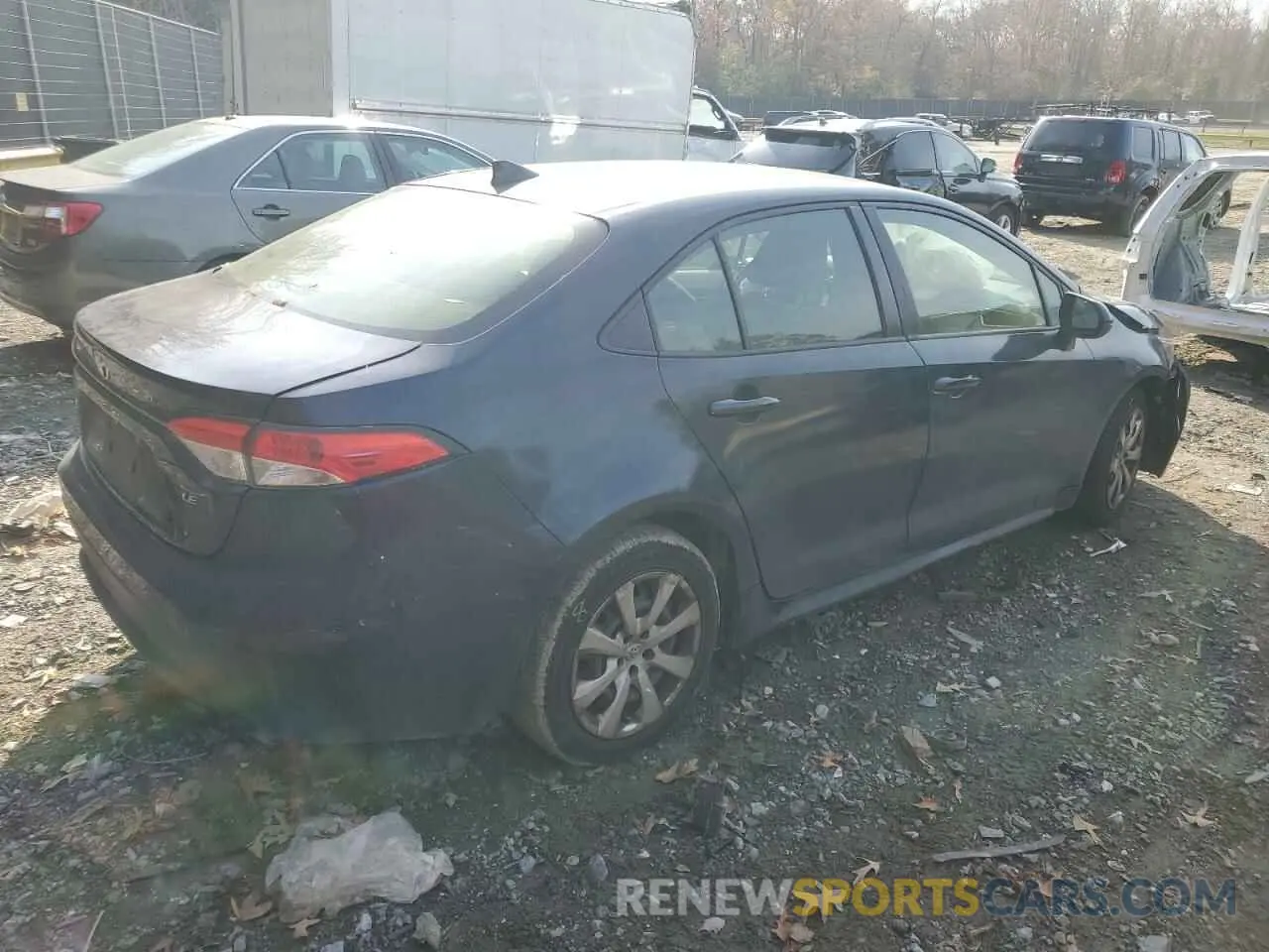 3 Photograph of a damaged car JTDEPMAE8MJ174370 TOYOTA COROLLA 2021